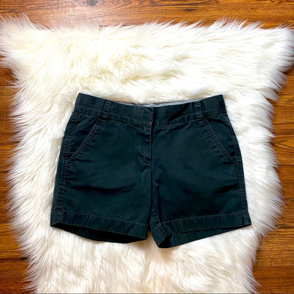 J.Crew Chino Charcoal Chino Broken In 5” Short Size 0 EUC